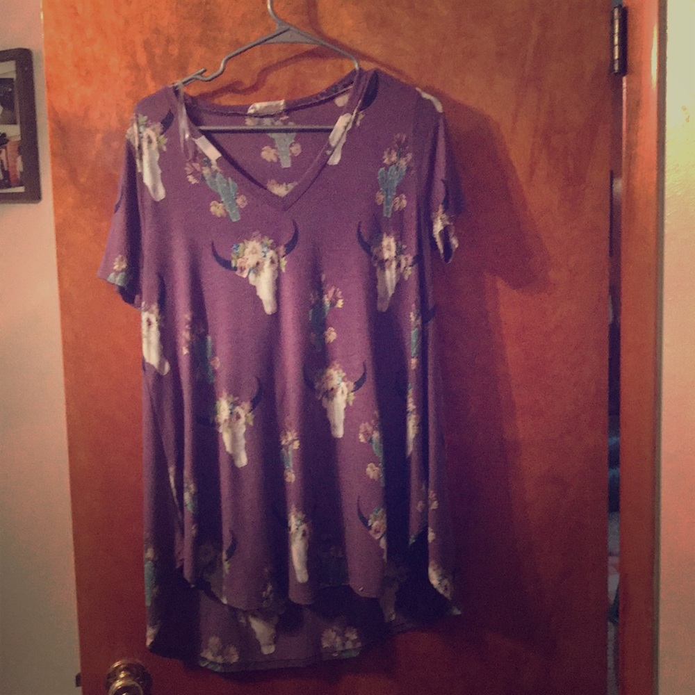Bull and cactus top